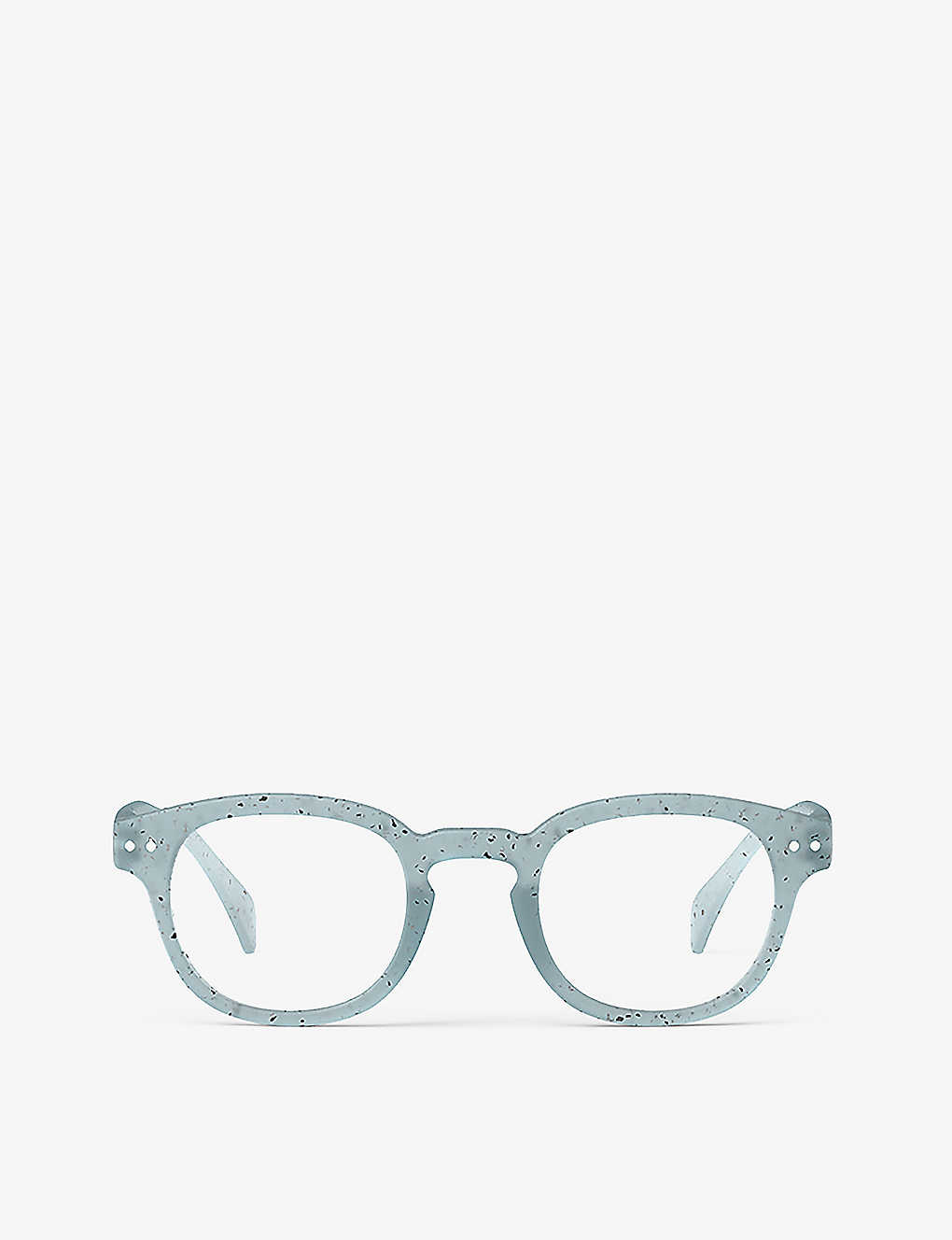 Shop Izipizi #c Round-frame Polycarbonate Reading Glasses In Blue