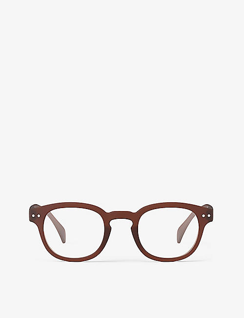 IZIPIZI: #C round-frame polycarbonate reading glasses