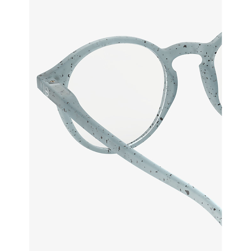 Shop Izipizi #d Round-frame Polycarbonate Reading Glasses In Blue