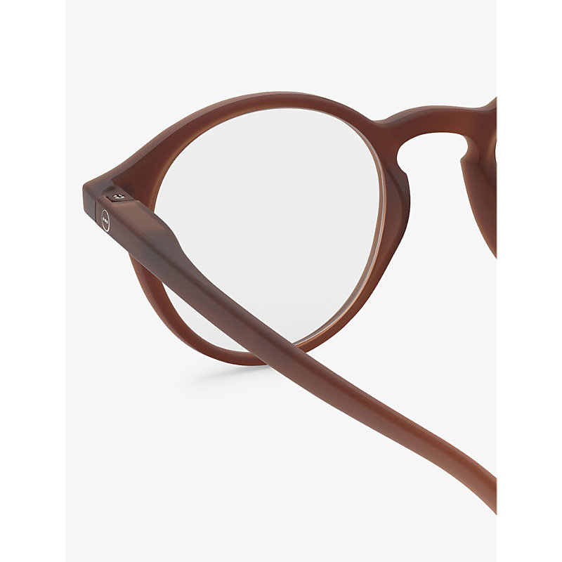 Shop Izipizi Women's Mahogany #d Round-frame Polycarbonate Reading Glasses