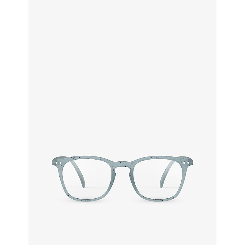 Shop Izipizi Womens Blue #e Square-frame Polycarbonate Reading Glasses