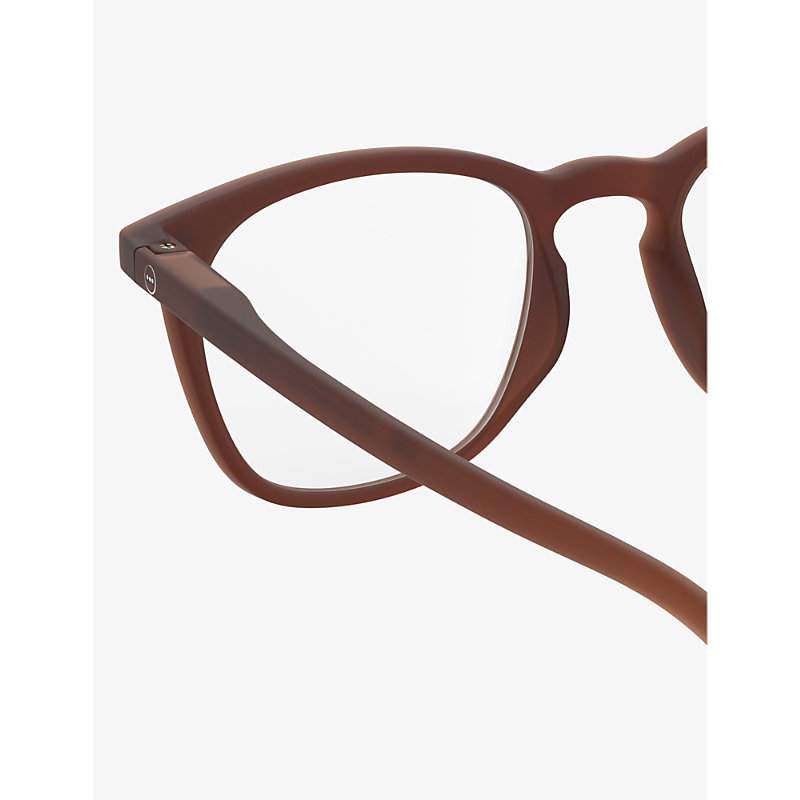 Shop Izipizi Women's Mahogany #e Square-frame Polycarbonate Reading Glasses