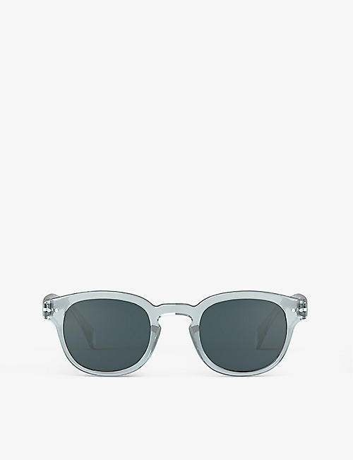 IZIPIZI: #C round-frame polycarbonate sunglasses