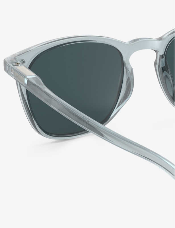 #E square-framed frozen blue sunglasses