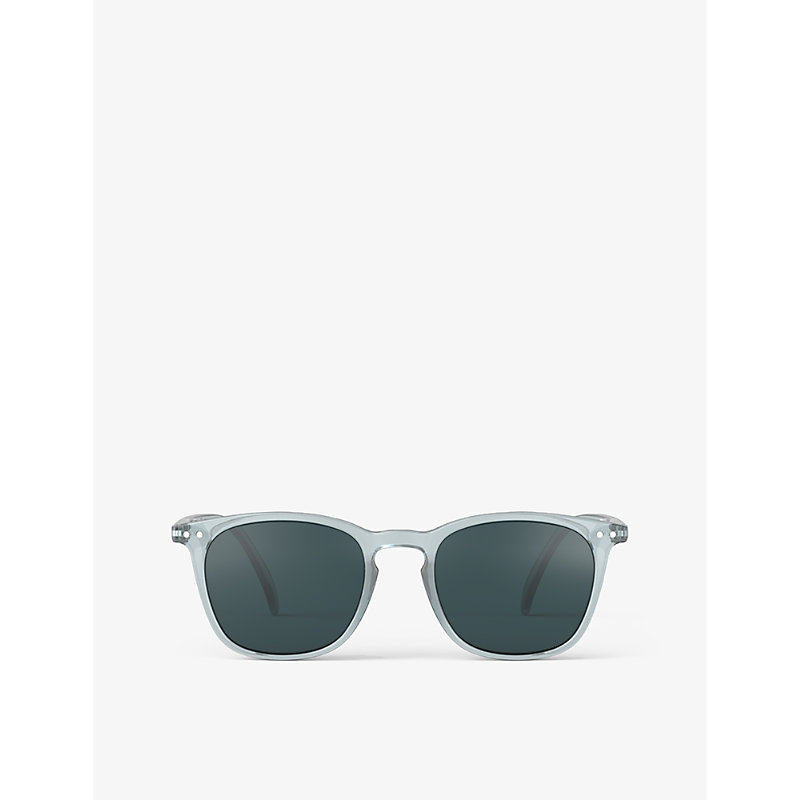 Izipizi Women's Frozen Blue #e Square-frame Polycarbonate Sunglasses