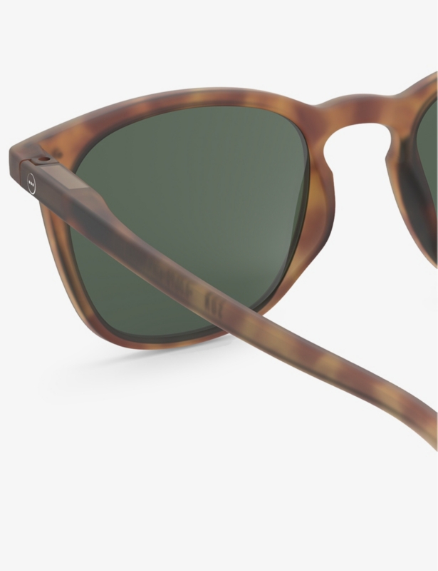 #E square-framed havane sunglasses