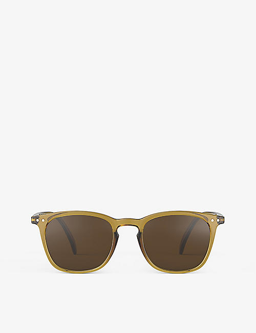 IZIPIZI: #E square-frame polycarbonate sunglasses