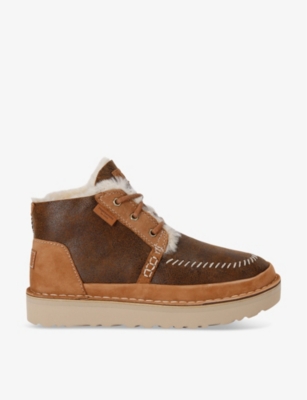 Shop Ugg Mens  Neumel Regenerate Leather Boots In Tan