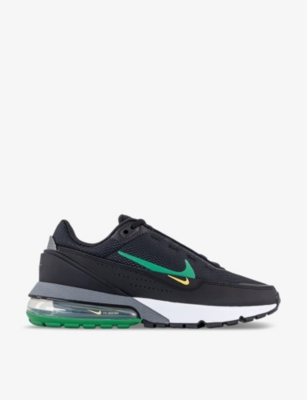 Shop Nike Mens Black Malachite Black Wh Air Max Pulse Woven Low-top Trainers