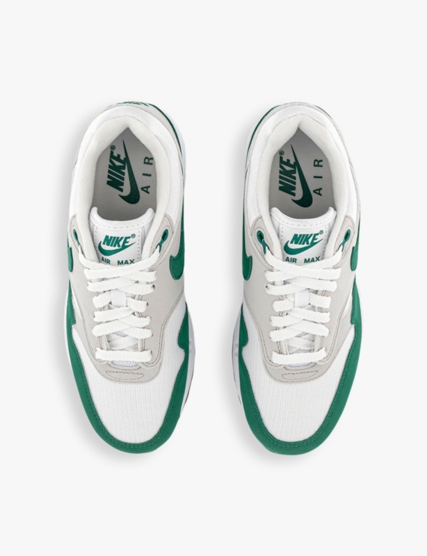Air Max 1 panelled suede and mesh mid-top trainers