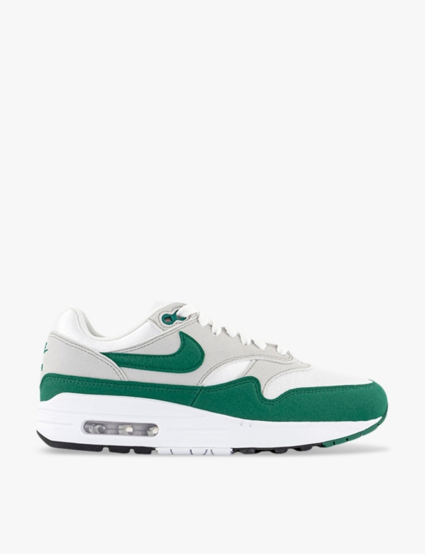 Air Max 1 panelled suede and mesh mid-top trainers