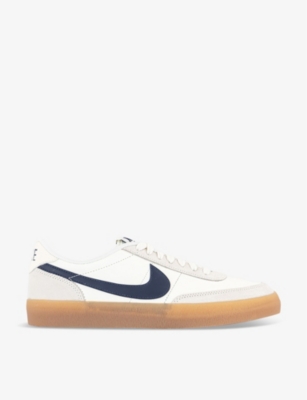 NIKE: Killshot brand-embellished suede and mesh low-top trainers