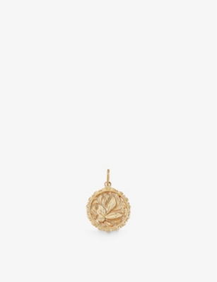 Mejuri Balance Terra Coin Charm Pendant In Gold