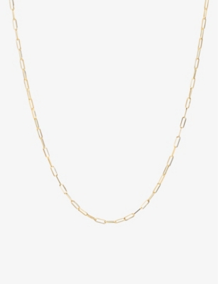 MEJURI BOYFRIEND BOLD 14CT YELLOW-GOLD CHAIN NECKLACE