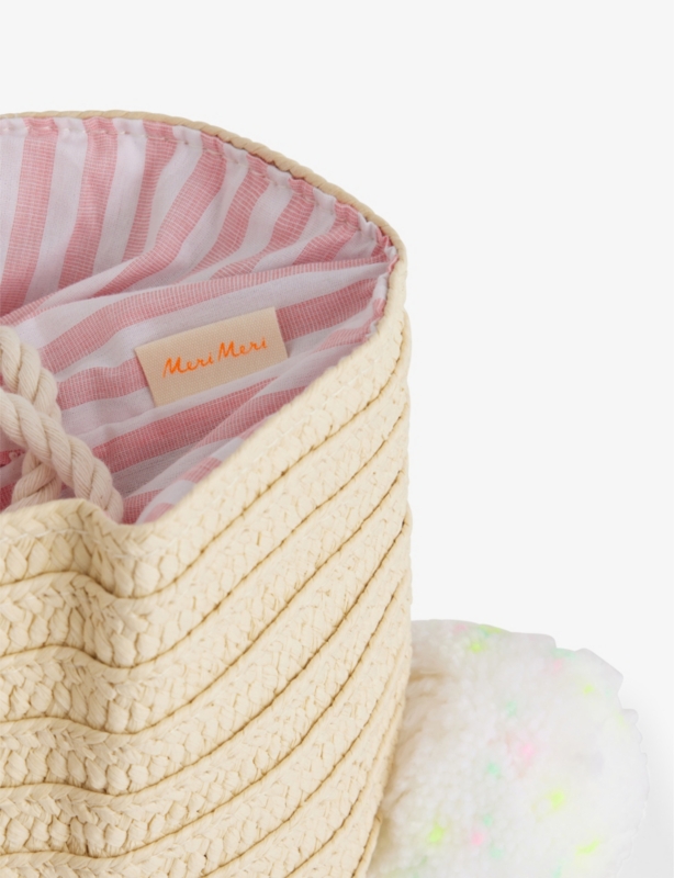 Bunny-ears raffia bag
