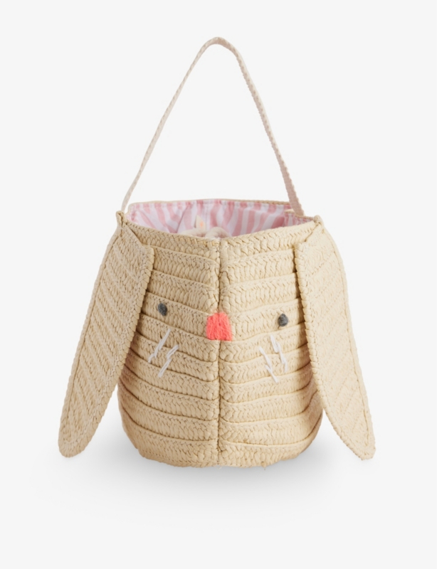 Bunny-ears raffia bag