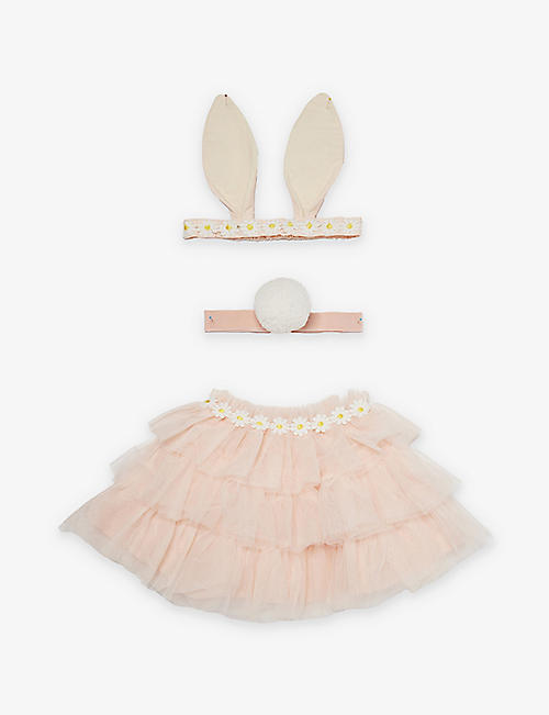 MERI MERI: Tulle Bunny stretch-woven dress-up set