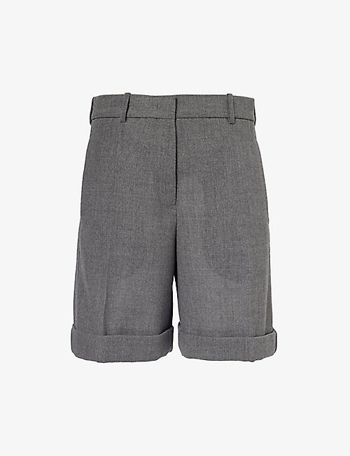 JIL SANDER: Pressed-crease regular-fit wool shorts