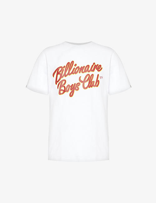 BILLIONAIRE BOYS CLUB: Script logo-print cotton-jersey T-shirt