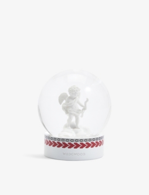 WEDGWOOD: Love glass snow globe 12cm