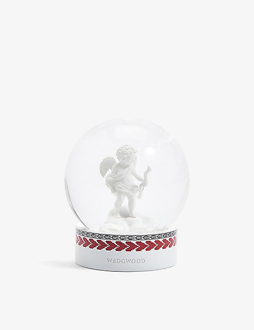 WEDGWOOD: Love glass snow globe 12cm