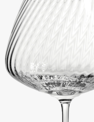 Wedgwood Vera Wang Swirl Red Wine Crystal Glasses Set Of Two