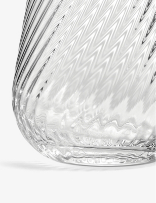 WEDGWOOD: Vera Wang swirl crystal tumblers set of two