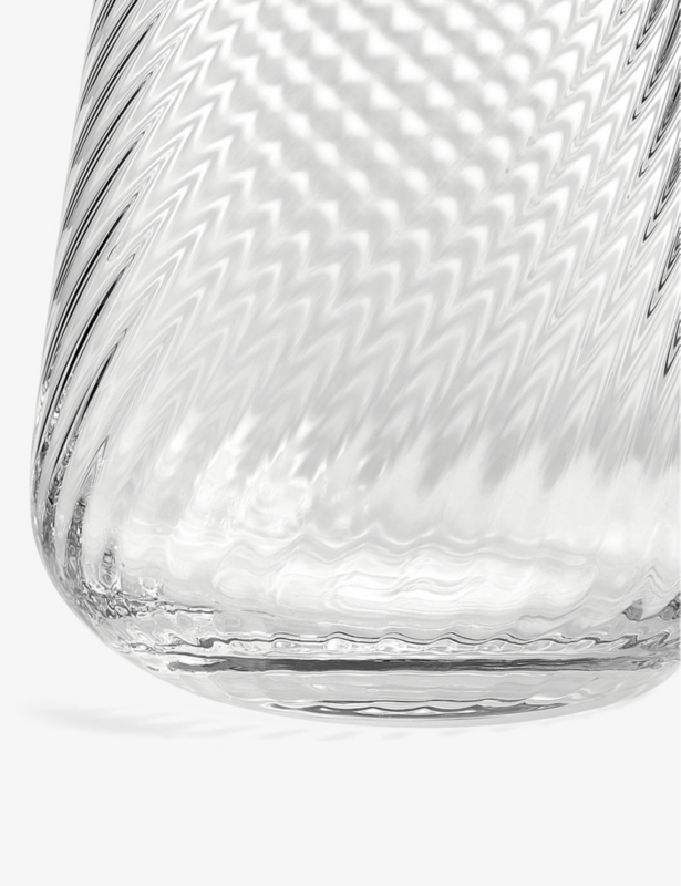 Vera Wang swirl high ball crystal glasses set of two