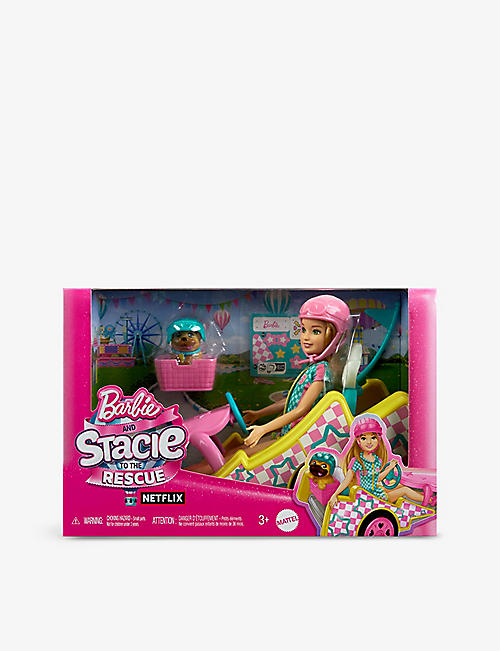 BARBIE: Stacie Go-Kart vehicle and doll playset 24cm