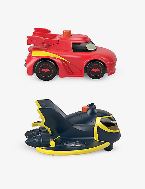 BATMAN: DC Batwheels - Redbird and Batwing Light-Up Racers toy vehicles 6.6cm