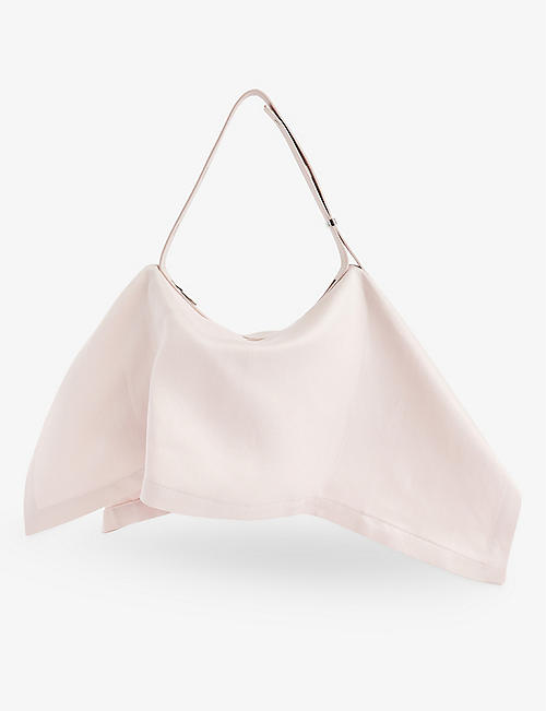 ISSEY MIYAKE: Enveloping Square woven shoulder bag
