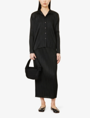 Shop Issey Miyake Pp M Skirt In Black