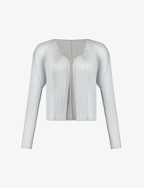 PLEATS PLEASE ISSEY MIYAKE: Basics pleated knitted top