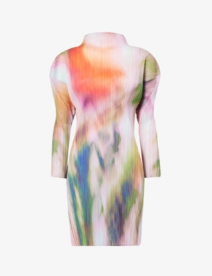 PLEATS PLEASE ISSEY MIYAKE - Turnip and Spinach abstract-pattern