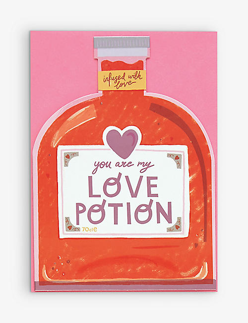 RASPBERRY BLOSSOM: You Are My Love Potion Valentine's card