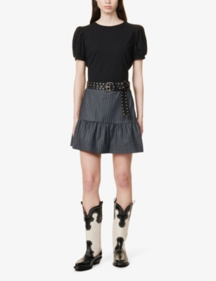 PAIGE: Matcha cotton-jersey T-shirt