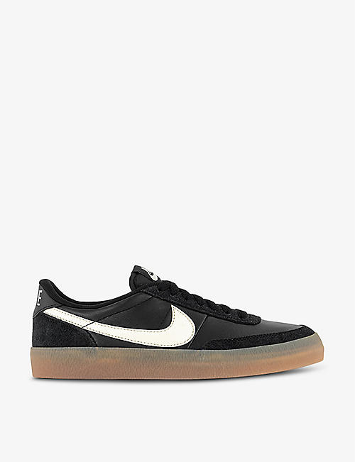 NIKE: Killshot brand-embellished suede and mesh low-top trainers