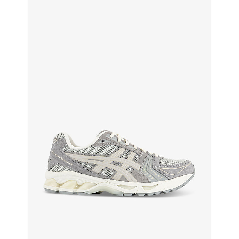 Asics Gel-kayano 14 Leather And Mesh Mid-top Trainers In White Sage