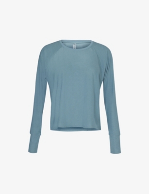 BEYOND YOGA: Featherweight Daydreamer relaxed-fit stretch-jersey sweatshirt