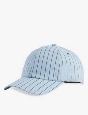 PAUL SMITH: Striped six-panel cotton baseball cap
