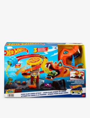 HOTWHEELS: City Pizza Slam Cobra Attack playset
