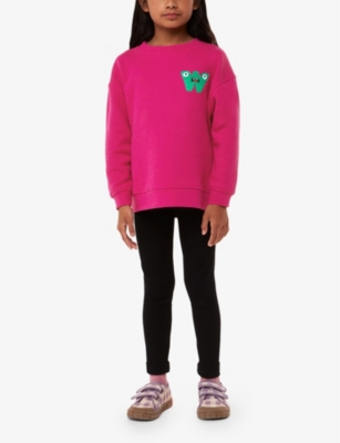 WHISTLES: Monster W-logo cotton sweatshirt 3-9 years