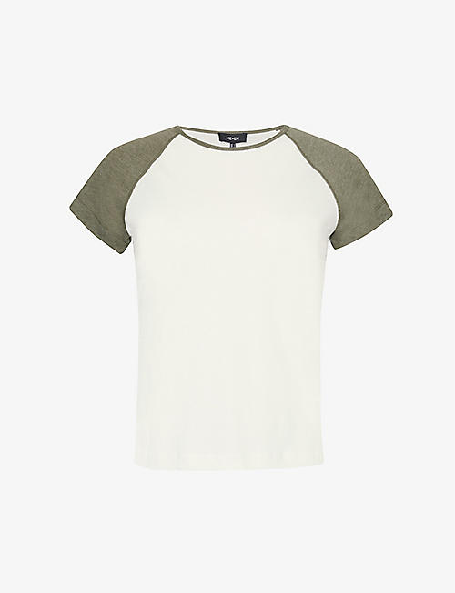 ME AND EM: Round-neck regular-fit cotton and recycled polyester-blend T-shirt