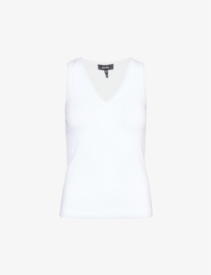 Shop Me And Em Women's Bright White Ultimate V-neck Stretch-cotton Top