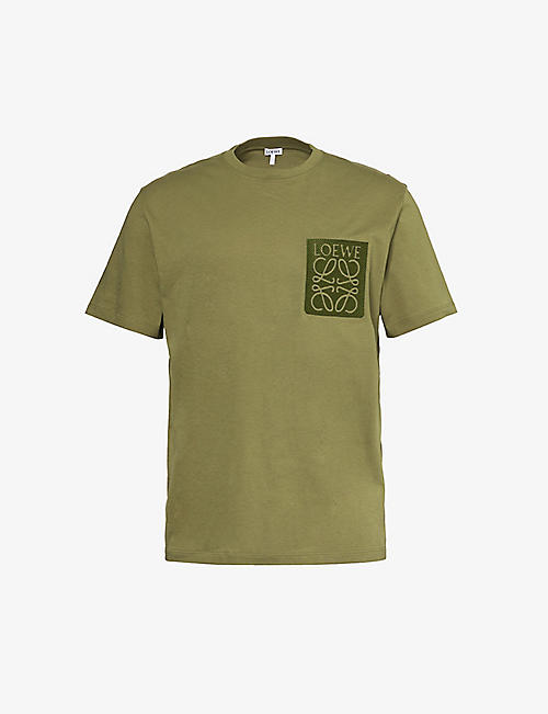 LOEWE: Anagram-appliqué relaxed-fit cotton-jersey T-shirt