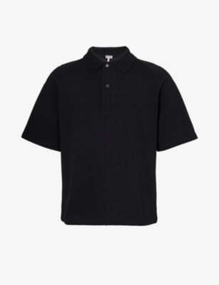 LOEWE: Logo-embroidered regular-fit cotton-piqué polo shirt