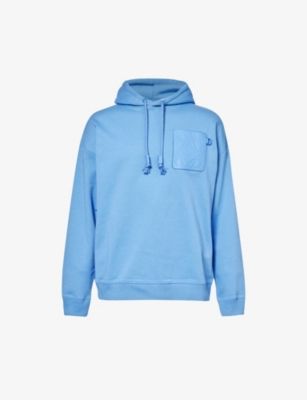 LOEWE - Anagram logo-patch cotton-jersey hoody | Selfridges.com