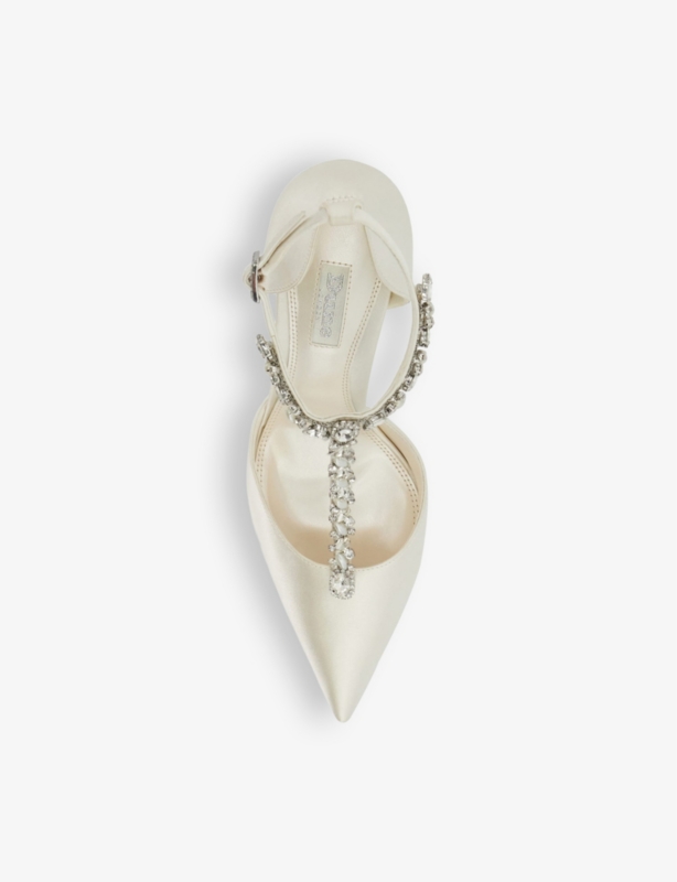 Bridal Devotional satin heeled courts