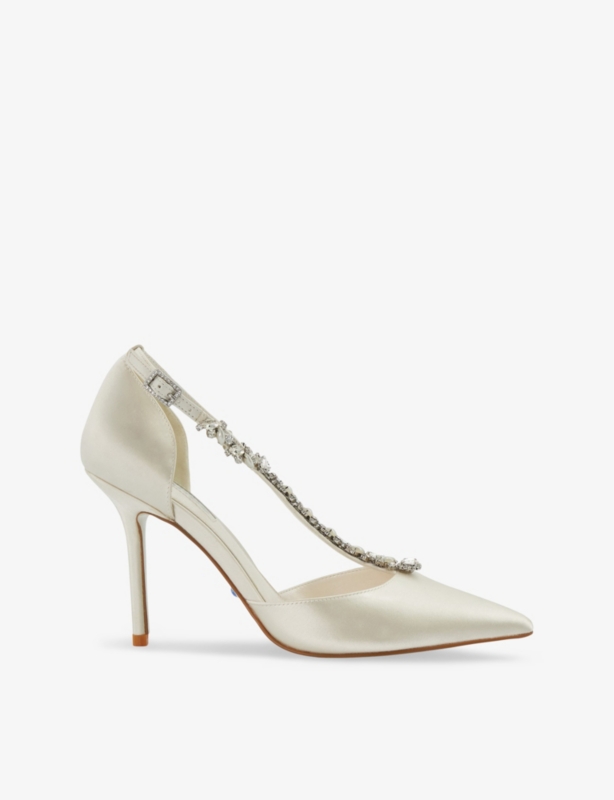 Bridal Devotional satin heeled courts
