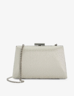 DUNE: Bridal Because bead-embellished woven cross-body bag